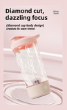 Darrahopens Appliances > Kitchen Appliances > Coffee Machines & Accessories 500ML Green Portable Diamond Electric Shaker - Strong Vortex Stirring, Dual Temperature Endurance & Self-Cleaning for Protein Powder Coffee