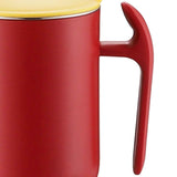 Darrahopens Appliances > Kitchen Appliances > Coffee Machines & Accessories 550ml Stainless Steel Double Walled Mugs Leakproof Prevent Scalding Frosted Insulated Coffee Mugs for Home Cafe Office Sakura Pink 550ml