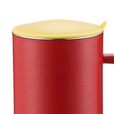 Darrahopens Appliances > Kitchen Appliances > Coffee Machines & Accessories 550ml Stainless Steel Double Walled Mugs Leakproof Prevent Scalding Frosted Insulated Coffee Mugs for Home Cafe Office Sakura Pink 550ml