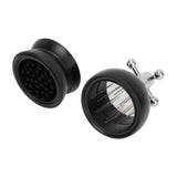 Darrahopens Appliances > Kitchen Appliances > Coffee Machines & Accessories Adjustable Coffee Distributor Food Grade Metal Rotating Handle Fixed Cover 22 Needles Coffee Powder Distributor Black 53mm In Australia - Darrahopens