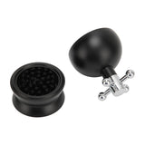 Darrahopens Appliances > Kitchen Appliances > Coffee Machines & Accessories Adjustable Coffee Distributor Food Grade Metal Rotating Handle Fixed Cover 22 Needles Coffee Powder Distributor Black 53mm In Australia - Darrahopens