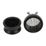 Darrahopens Appliances > Kitchen Appliances > Coffee Machines & Accessories Adjustable Coffee Distributor Food Grade Metal Rotating Handle Fixed Cover 22 Needles Coffee Powder Distributor Black 53mm In Australia - Darrahopens