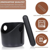 Darrahopens Appliances > Kitchen Appliances > Coffee Machines & Accessories Coffee Knock Box Espresso Grounds Bin with Non Slip Base and Rubber Knock Bar 550ml