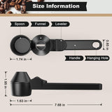 Darrahopens Appliances > Kitchen Appliances > Coffee Machines & Accessories Coffee Measuring Spoon with Powder Transfer Funnel Espresso Ground Coffee Dosing Scoop In Australia - Darrahopens
