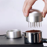 Darrahopens Appliances > Kitchen Appliances > Coffee Machines & Accessories Coffee Needle Distributor with Base Effective Dispersion Rust Resistant Stainless Steel Hand Coffee Stirrer Silver 53mm/2.1in In Australia - Darrahopens