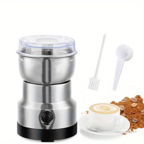 Darrahopens Appliances > Kitchen Appliances > Coffee Machines & Accessories Compact Electric Grinder and Pulverizer - Multi-Functional Ultra-Fine Kitchen Mill for Nut, Grains, Spices, Coffee Beans