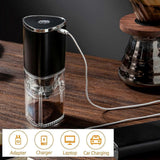 Darrahopens Appliances > Kitchen Appliances > Coffee Machines & Accessories Electric Burr Coffee Grinder - Mini Cordless Coffee Bean Grinder for Home & Travel