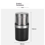 Darrahopens Appliances > Kitchen Appliances > Coffee Machines & Accessories Electric Coffee Grinder and Spice Grinder with 1 Stainless Steel Blades Removable Bowls Juicer wall breaking machine（Black single cup）