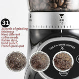 Darrahopens Appliances > Kitchen Appliances > Coffee Machines & Accessories Electric Coffee Grinder - Multifunction Bean Mill for Household Coffee Brewing