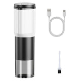 Darrahopens Appliances > Kitchen Appliances > Coffee Machines & Accessories Electric Coffee Grinder - Rechargeable Coffee Mill, Compact Grinder for Office & Travel