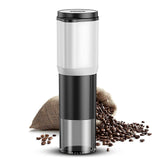 Darrahopens Appliances > Kitchen Appliances > Coffee Machines & Accessories Electric Coffee Grinder - Rechargeable Coffee Mill, Compact Grinder for Office & Travel
