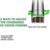 Darrahopens Appliances > Kitchen Appliances > Coffee Machines & Accessories Electric Coffee Grinder - USB Rechargeable Portable Bean Mill for Home Use