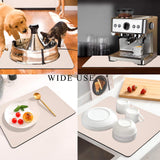 Darrahopens Appliances > Kitchen Appliances > Coffee Machines & Accessories Kitchen Counter Mat for Coffee Maker – Absorbent & Quick-Dry Bar Pad with Non-Slip Backing, Protective Surface for Espresso Machine, Dish Drying Mat Beige,(60*90cm)