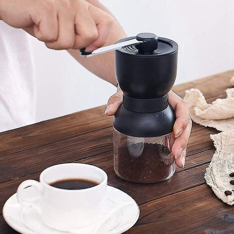Darrahopens Appliances > Kitchen Appliances > Coffee Machines & Accessories Manual Coffee Grinder - Adjustable Ceramic Burr Grinder for Drip & Espresso Coffee