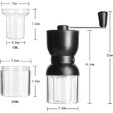 Darrahopens Appliances > Kitchen Appliances > Coffee Machines & Accessories Manual Coffee Grinder - Adjustable Ceramic Burr Grinder for Drip & Espresso Coffee