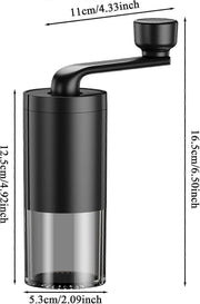 Darrahopens Appliances > Kitchen Appliances > Coffee Machines & Accessories Manual Coffee Grinder - Adjustable Quiet Hand Grinder for Americano & Espresso