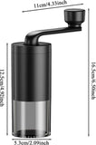 Darrahopens Appliances > Kitchen Appliances > Coffee Machines & Accessories Manual Coffee Grinder - Adjustable Quiet Hand Grinder for Americano & Espresso