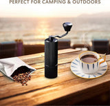 Darrahopens Appliances > Kitchen Appliances > Coffee Machines & Accessories Manual Coffee Grinder - Adjustable Stainless Steel Hand Crank Coffee Mill, Portable