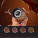 Darrahopens Appliances > Kitchen Appliances > Coffee Machines & Accessories Manual Coffee Grinder - Ceramic Burr, Adjustable Grind Levels for Drip & Espresso