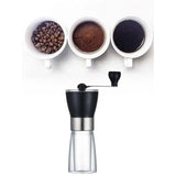Darrahopens Appliances > Kitchen Appliances > Coffee Machines & Accessories Manual Coffee Grinder - Ceramic Burr, Portable Stainless Steel Coffee Hand Grinder