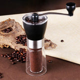 Darrahopens Appliances > Kitchen Appliances > Coffee Machines & Accessories Manual Coffee Grinder - Ceramic Burr, Portable Stainless Steel Coffee Hand Grinder