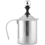 Darrahopens Appliances > Kitchen Appliances > Coffee Machines & Accessories Milk Frother Stainless Steel Double Pump, 400 ml