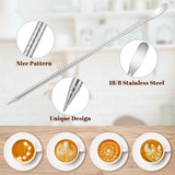 Darrahopens Appliances > Kitchen Appliances > Coffee Machines & Accessories Milk Frothing Cup - 350ml Milk Frothing Cup - Clear Markings - Cappuccino Espresso Machine Accessory Made of Stainless Steel 304 - Suitable for Barista Coffee Shops - With Latte Art Pen - Silver