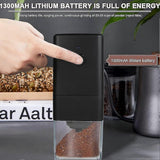 Darrahopens Appliances > Kitchen Appliances > Coffee Machines & Accessories Portable Electric Coffee Grinder - USB Rechargeable, Adjustable Grind, 1300mAh Battery