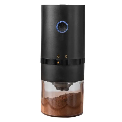 Darrahopens Appliances > Kitchen Appliances > Coffee Machines & Accessories Portable USB C Rechargeable Coffee Grinder  Mill Black