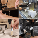 Darrahopens Appliances > Kitchen Appliances > Coffee Machines & Accessories Professional Coffee Machine Cleaning Brush Set | 10-Piece Multifunctional Tool Kit | Includes Long-Handled Spring Brush, Wooden Handle Brush, Cleaning Needle, and Bent Nozzle Brush | Suitable for Deep Cleaning of Coffee Machines, Grinders, and Brewing Hea