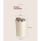 Darrahopens Appliances > Kitchen Appliances > Coffee Machines & Accessories Self Stirring Coffee Mug With Lid Electric High Speed Self Stirring Mug 400ml Rechargeable Detachable Stainless Steel Self Stirring Cup for Coffee, Milk,(brown)