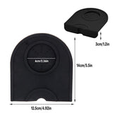 Darrahopens Appliances > Kitchen Appliances > Coffee Machines & Accessories Silicone Coffee Tamper Mat Non Slip Corner Tamping Pad for Espresso Station 14x12.5cm