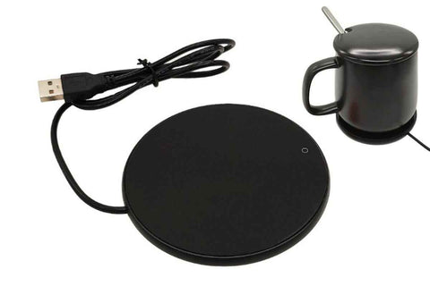 Darrahopens Appliances > Kitchen Appliances > Coffee Machines & Accessories Smart USB Coffee Mug Warmer Tea Milk Cup Pad Plate for Office Home Use