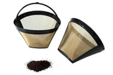 Darrahopens Appliances > Kitchen Appliances > Coffee Machines & Accessories Stainless Steel Reusable Cone Shape Permanent Coffee Filter Mesh Basket 1pc