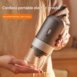 Darrahopens Appliances > Kitchen Appliances > Coffee Machines & Accessories Wireless Portable Electric Coffee Grinder - Adjustable Coarseness, USB-C Rechargeable, One-Touch Operation(white)