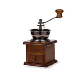 Darrahopens Appliances > Kitchen Appliances > Coffee Machines & Accessories Wooden Coffee Grinder Vintage Antique Ceramic Hand Cranked Coffee Grinder with Retro Style Wooden Coffee Grinder-tfrf