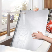 Darrahopens Appliances > Kitchen Appliances > Cooking Ranges Silver Stainless Steel Chopping Board 60x50cm - Non-Slip Pastry Worktop Protector In Australia - Darrahopens