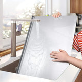 Darrahopens Appliances > Kitchen Appliances > Cooking Ranges Silver Stainless Steel Chopping Board 60x50cm - Non-Slip Pastry Worktop Protector In Australia - Darrahopens