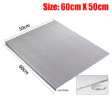 Darrahopens Appliances > Kitchen Appliances > Cooking Ranges Silver Stainless Steel Chopping Board 60x50cm - Non-Slip Pastry Worktop Protector In Australia - Darrahopens