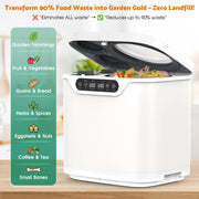 Darrahopens Appliances > Kitchen Appliances > Cooktops & Stoves 4L Electric Composter in White for Kitchen Food Waste Recycling In Australia - Darrahopens