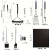 Darrahopens Appliances > Kitchen Appliances > Cooktops & Stoves BBQ Grill Accessories Set (17pcs)