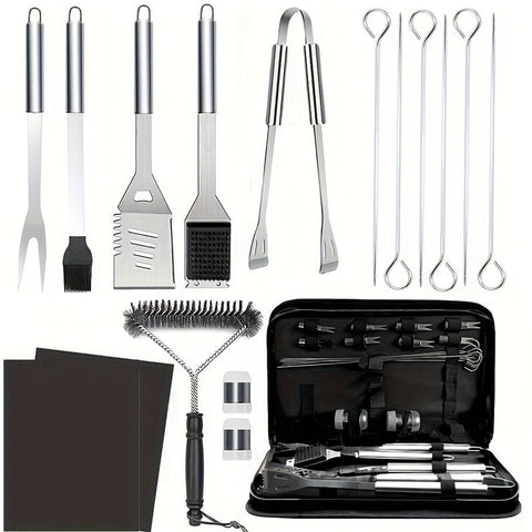 Darrahopens Appliances > Kitchen Appliances > Cooktops & Stoves BBQ Grill Accessories Set (17pcs)