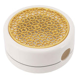 Darrahopens Appliances > Kitchen Appliances > Cooktops & Stoves Ceramic Tea Pot Warmer with 11.8cm Gold Gasket Circular Concave Tea Kettle Heating Base for Home Kitchen Countertops In Australia - Darrahopens