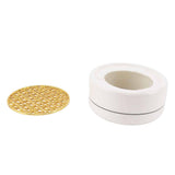 Darrahopens Appliances > Kitchen Appliances > Cooktops & Stoves Ceramic Tea Pot Warmer with 11.8cm Gold Gasket Circular Concave Tea Kettle Heating Base for Home Kitchen Countertops In Australia - Darrahopens