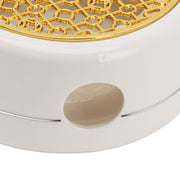 Darrahopens Appliances > Kitchen Appliances > Cooktops & Stoves Ceramic Tea Pot Warmer with 11.8cm Gold Gasket Circular Concave Tea Kettle Heating Base for Home Kitchen Countertops In Australia - Darrahopens