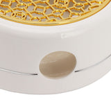 Darrahopens Appliances > Kitchen Appliances > Cooktops & Stoves Ceramic Tea Pot Warmer with 11.8cm Gold Gasket Circular Concave Tea Kettle Heating Base for Home Kitchen Countertops In Australia - Darrahopens