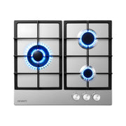 Darrahopens Appliances > Kitchen Appliances > Cooktops & Stoves Devanti 59cm Gas Cooktop 3 Burner Knob Control Stainless Steel Hob Silver In Australia - Darrahopens