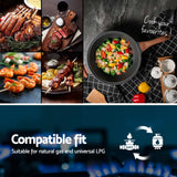 Darrahopens Appliances > Kitchen Appliances > Cooktops & Stoves Devanti 90cm Gas Cooktop 5 Burner LPG NG Stainless Steel Hob Silver