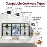 Darrahopens Appliances > Kitchen Appliances > Cooktops & Stoves Devanti 90cm Gas Cooktop 5 Burner LPG NG Stainless Steel Hob Silver