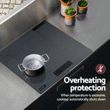 Darrahopens Appliances > Kitchen Appliances > Cooktops & Stoves Devanti Electric Ceramic Cooktop 60cm Touch Control Grey